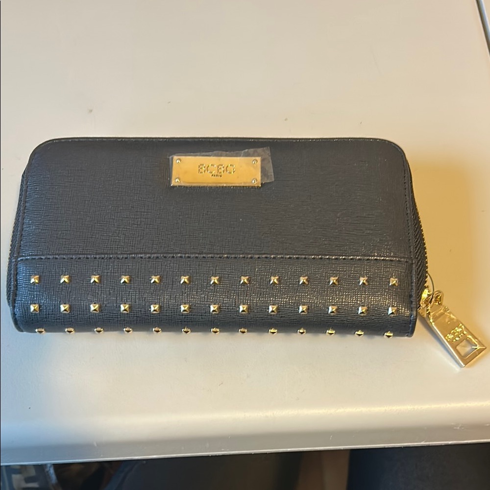BCBG Black Studded Wallet
